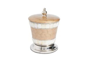julia knight classic 5.5" covered canister, one size, toffee