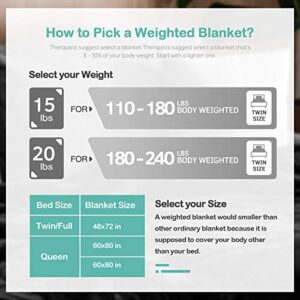 Wemore Sherpa Fleece Weighted Blanket for Adult 15 lbs Dual Sided Cozy Fluffy Heavy Blanket,Ultra Fuzzy Throw Blanket with Soft Plush Flannel Top,60 x 80 inches Black on Both Sides