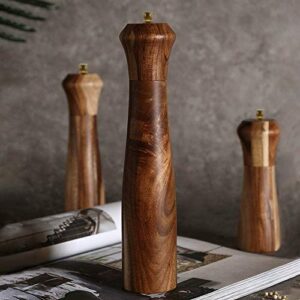 Wood salt and pepper grinders set, pepper Mill with Adjustable Coarsenesssalt and pepper grinder shaker Tableware Gifts,Father's day gift