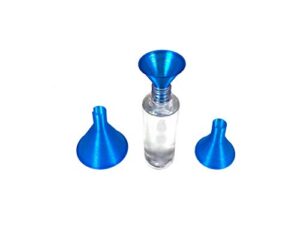 iq labs 2 funnel (new model) great for vitamin energy powders wide mouth fits most plastic bottles