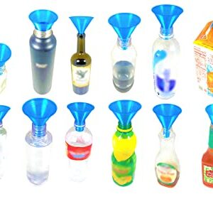 IQ Labs 2 Funnel (New Model) Great for Vitamin Energy Powders Wide Mouth Fits Most Plastic Bottles