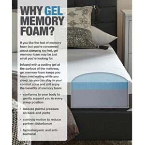 Slumber Solutions Essentials 8-inch Gel Memory Mattress Medium Queen