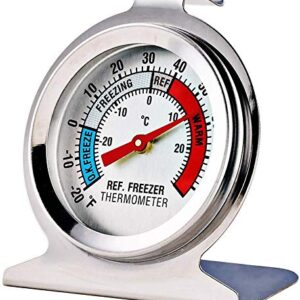 12 Pack Refrigerator Freezer Thermometer Large Dial Thermometer