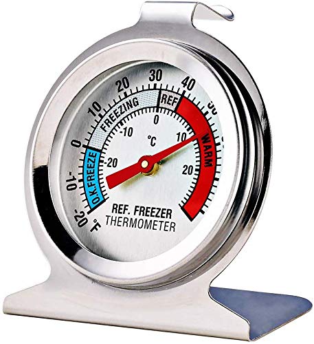 12 Pack Refrigerator Freezer Thermometer Large Dial Thermometer