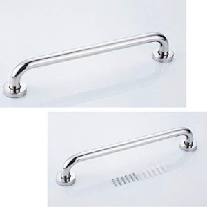 CRODY Bath Wall Attachment Handrails,Grab Bar Rails Bathroom Grab Bar, Wall-Mounted Straight Hair Towel Rack, Sturdy Stainless Steel Shower Safety Handle for Bathtub, Toilet, Bathroom, Kitchen