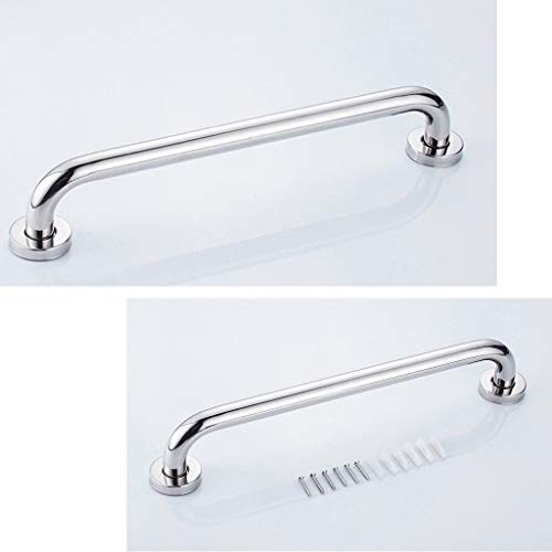 CRODY Bath Wall Attachment Handrails,Grab Bar Rails Bathroom Grab Bar, Wall-Mounted Straight Hair Towel Rack, Sturdy Stainless Steel Shower Safety Handle for Bathtub, Toilet, Bathroom, Kitchen