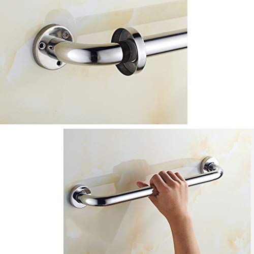 CRODY Bath Wall Attachment Handrails,Grab Bar Rails Bathroom Grab Bar, Wall-Mounted Straight Hair Towel Rack, Sturdy Stainless Steel Shower Safety Handle for Bathtub, Toilet, Bathroom, Kitchen