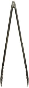 winco coiled spring extra heavyweight stainless steel utility tong, 16-inch
