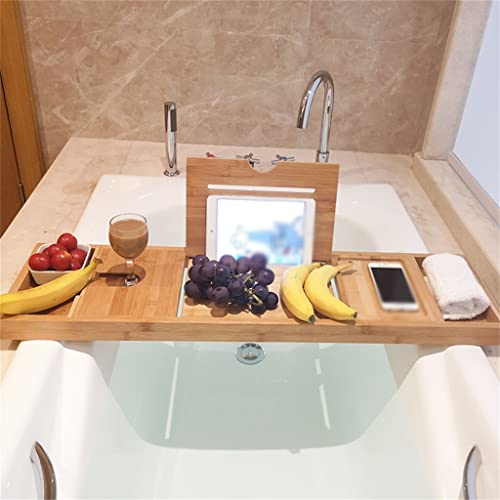 LIUYUNQI Bathtub Tray Basket Flat Rack Bathroom Storage Rack Shelf Drain Rack Sink Bathtub Tray