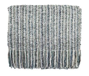 bedford cottage, llc kennebunk collections stria 40" x 70" throw, frost