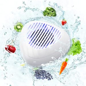fruit and vegetable washing machine-portable fruit cleaner device-fruit cleaner device in water-deeply cleans fresh produce-for cleaning fruit-vegetable-seafood-tableware（white）