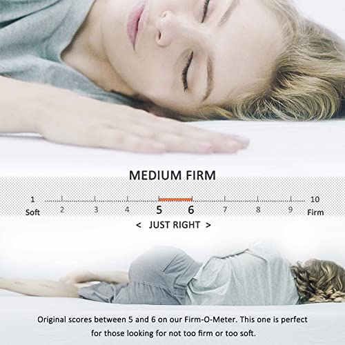 TMEOSK Full Mattress, 8 inch Gel Memory Foam Mattress for a Cool Sleep & Pressure Relief, Tight Top Mattress, Medium Firm Feel with Motion Isolating (Full)