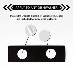 KitchenTour Dishwasher Magnet Clean Dirty Sign Indicator, Kitchen Dish Washer Magnet, Super Strong Magnet Non-Scratching Cute Design Magnet with Stickers for Kitchen Organization - Arrow