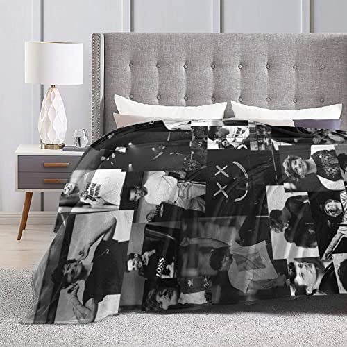 GingerDHallberg Throw Blanket Louis Singer Tomlinson Lightweight Flannel Blanket Air Conditioning Blankets for All Season 80"x60"