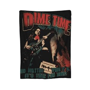 DVesaldez American Dimebag Musician Darrell Blankets Beach Blanket,Unique Plush Fuzzy Blankets and Throws for All Seasons, Beach Blanket Air Conditioning Blanket 80"X60"