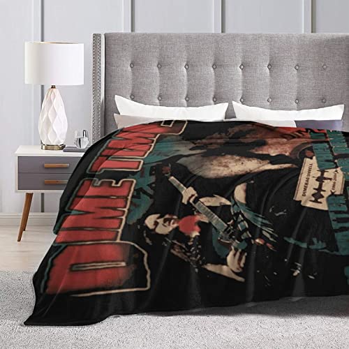 DVesaldez American Dimebag Musician Darrell Blankets Beach Blanket,Unique Plush Fuzzy Blankets and Throws for All Seasons, Beach Blanket Air Conditioning Blanket 80"X60"