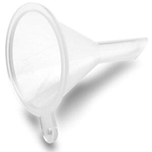 Mini Funnel 5-Pack for Lab Bottles, Sand Art, Perfume, Spice, Powder, Essential Oil, Recreational, Kitchen Food Grade Small Plastic