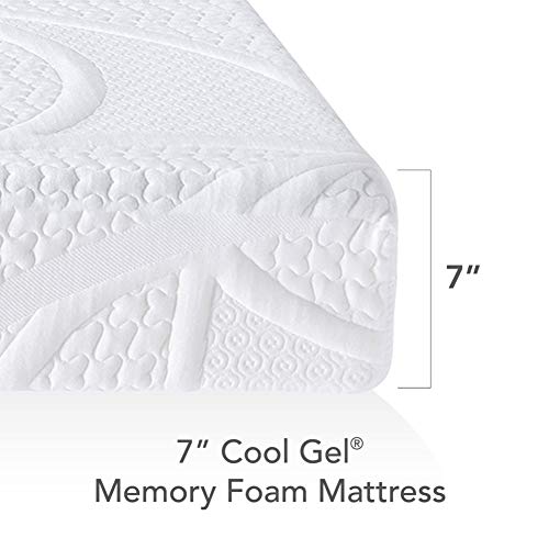 Classic Brands Classic Gel Memory Foam 7-Inch Mattress, King