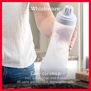 Whiskware Pancake Batter Dispenser and Mixer with BlenderBall Wire Whisk for Cupcakes, Muffins, Crepes, and more