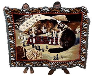 pure country weavers your move blanket by linda budge - cute funny gift tapestry throw woven from cotton - made in the usa (72x54)
