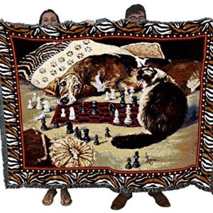 Pure Country Weavers Your Move Blanket by Linda Budge - Cute Funny Gift Tapestry Throw Woven from Cotton - Made in The USA (72x54)