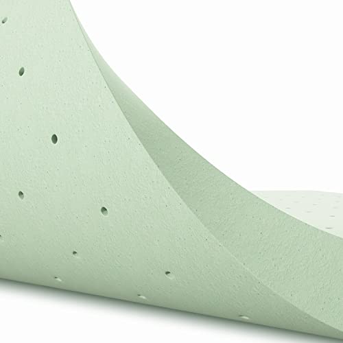 Novilla 2 Inch Mattress Topper King, Ventilated Memory Foam Mattress Topper with Gel Infusion for Comfort & Cooling Sleep, Ultra Soft King Size Mattress Topper- Ergonomic Design & Skin-Friendly