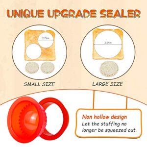 HiYZ Sandwich Cutter and Sealer - 5 PCS Decruster Sandwich Maker - Peanut Butter and Jelly Crustless Sandwich Bread Pancake Maker Cookie Cutter for Kids Children Boys Girls