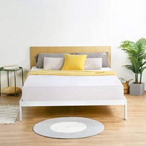 olee sleep k11fm03molvc conventional bed mattress, king, white