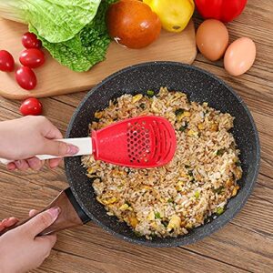 Multifunctional Cooking Spoon, Skimmer Scoop Colander Strainer Grater Masher, Non-stick, Non-toxic, Heat-resistant, for Cooking, Draining, Mashing, Grating, Beating