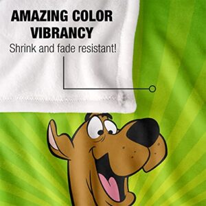 Scooby Doo Green Burst Silky Touch Super Soft Throw Blanket 36" x 58",Burst