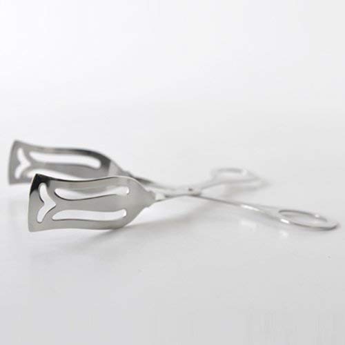 Alessi Pastry Tongs, Silver