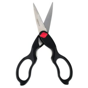 Farberware 5099683 Professional Heavy Duty Kitchen Shears Set with Blade Cover and Non-Slip Handles, Black