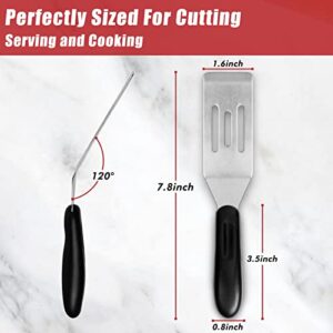 Professional Mini-Serving Spatula, Stainless Steel Cutter and Serve Turner for Serving, Flipping or Cooking, Ideal for Brownies, Tiramisu, Cakes, Lasagna or Cookie etc.