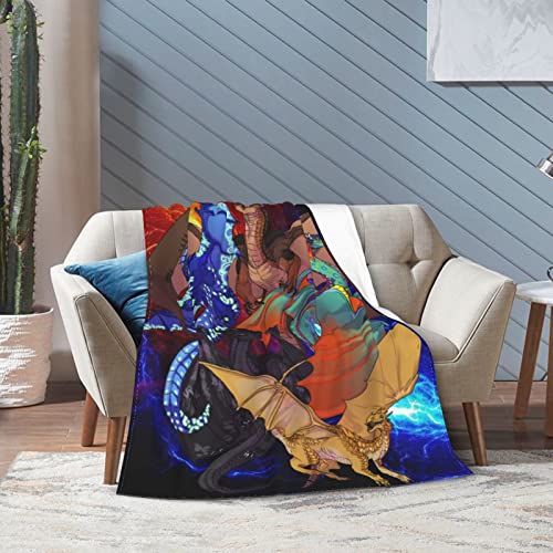 ZHENHUAN 3D Printing Blanket Fleece Super Bed Soft Blanket Throw Lightweight Cozy Luxury Anti Pilling Blanket Microfiber Warm Flannel Blanket, 80''x60''