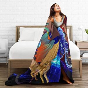 ZHENHUAN 3D Printing Blanket Fleece Super Bed Soft Blanket Throw Lightweight Cozy Luxury Anti Pilling Blanket Microfiber Warm Flannel Blanket, 80''x60''