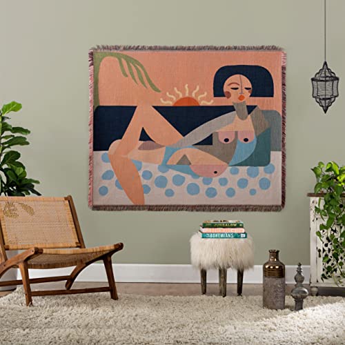 Justina Blakeney Nude Beach Tapestry Throw, 50x60