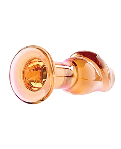 Gender X - Just The Tip Glass Plug - Iridescent Gold, Red, Orange