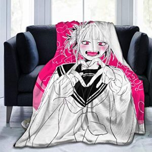 my hero academia-himiko toga ultra-soft micro fleece blanket throw for sofa bedding home travel camping 60in*80in