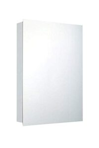 ketcham 160pe-sm - 14" w x 20" h deluxe series surface mounted polished edge mirror door medicine cabinet