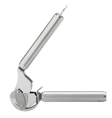 Rösle Stainless Steel Mincing Garlic / Ginger Press with Scraper, 9-inch