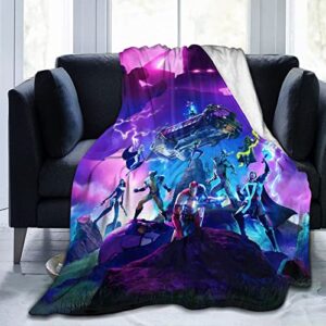 game air conditioning blanket soft warm throw for sofa anime living room bedding travel gift50 x40