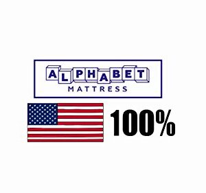 Alphabet Mattress Hybrid Mattress Coil System Spring and Memory Foam Mattress Deliver in Box 15-Year Warranty (Queen)