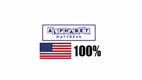 Alphabet Mattress Hybrid Mattress Coil System Spring and Memory Foam Mattress Deliver in Box 15-Year Warranty (Queen)