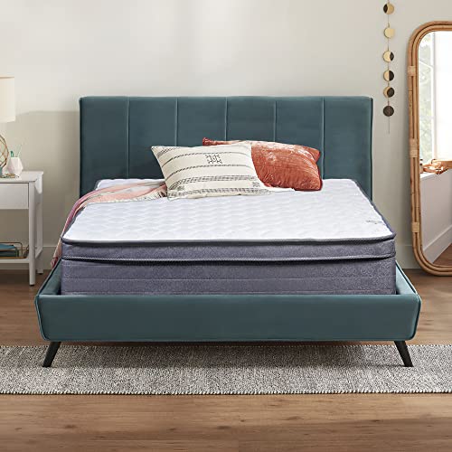 Continental Sleep 10-Inch Plush Foam Encased Hybrid Eurotop Innerspring Fully Assembled Mattress, Queen