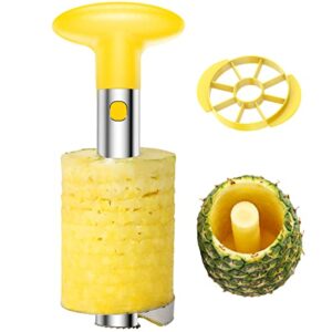 SameTech Easy Kitchen Tool Stainless Steel Fruit Pineapple Peeler Corer Slicer Cutter