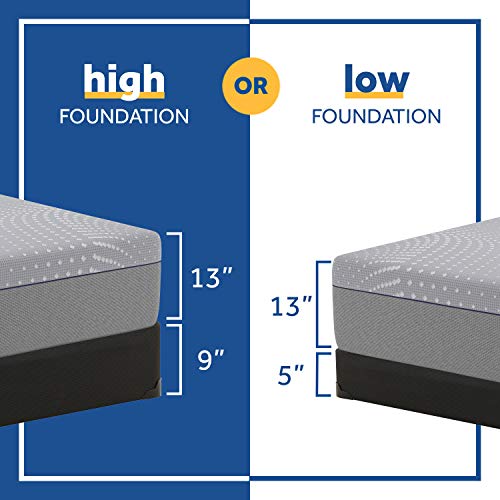 Sealy Posturepedic Hybrid Lacey Firm Feel Mattress and 9-Inch Foundation, King