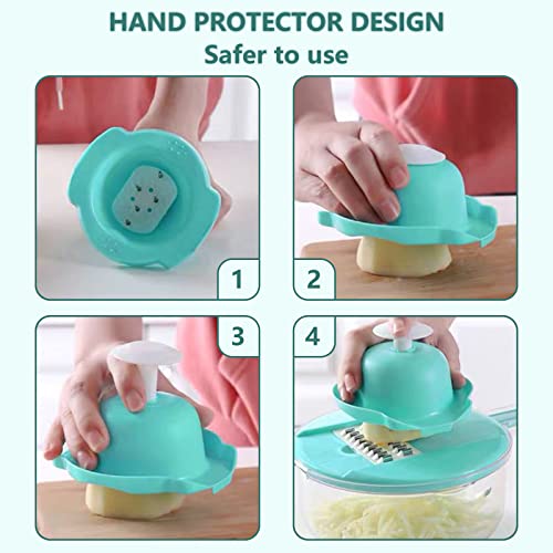 Vegetable Chopper, 12 in 1 Food Slicer, With Container Veggie Chopper, Mandolin, Multifun vegetable cutter slicer, Vegetable Slicer, Kitchen Gadgets, Food Chopper Manual, Mandoline Slicer For Kitchen