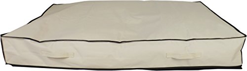 Neusu Underbed Storage Bag for Comforters - Beige, Jumbo XXL, 180 Liters, 49" x 31" x 7"