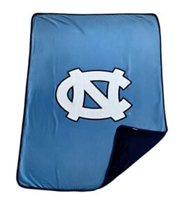 dormitory 101 unc chapel hill tar heels premium quality plush fleece blanket - x large 60"x80". fits queen or twin xl bedding. great gifts