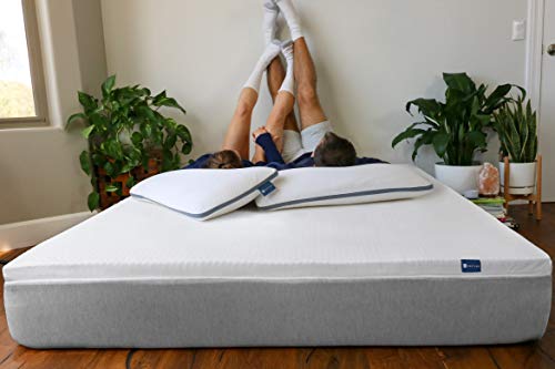 100% Natural Latex Mattress Topper - Medium Firmness - 3 Inch - Twin Extra Long Size - Cotton Cover Included.